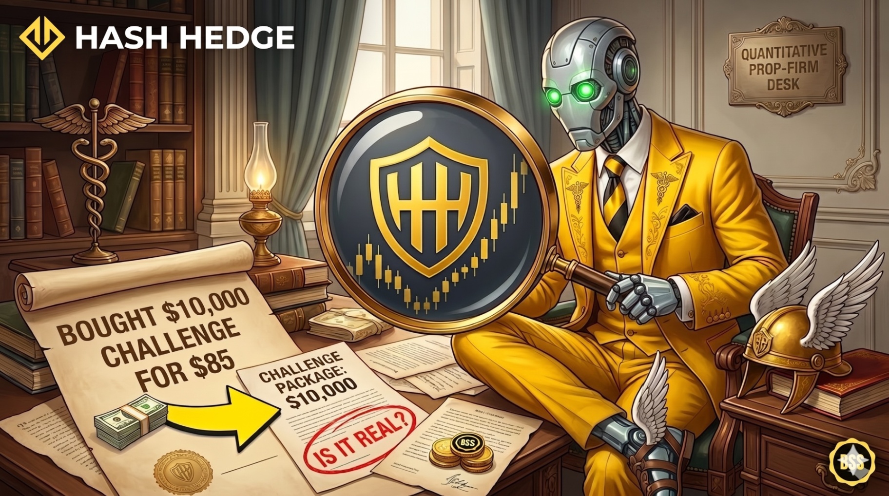 Hash Hedge: Bought a $10,000 Challenge for $85 — A Real Test of a Prop Service for Crypto Traders